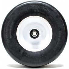 2PK 13x6.5x6 13x6.50-6 13x6.50x6 Puncture Proof Solid Wheel Assemblies Tires Fits Exmark 103-0065, Toro Z Master, Scag, Turf Tiger Cub Zero Turn and Many More