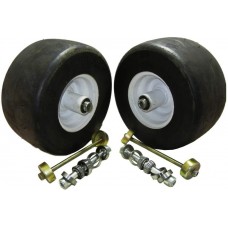 proven part 2 Pack 13X6.5X6 White No Flat Front Solid Tire Puncture Proof Replaces Exmark 103-0065 Includes Bearings Replaces 103-3051 - 1-633584 - 103-0063 - 126-5361 - 1-633585