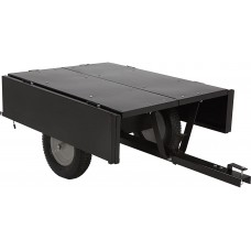 Strongway Steel ATV Trailer - 500-Lb. Capacity, 10 Cu. Ft.