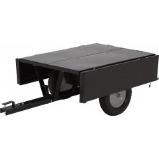 Strongway Steel ATV Trailer - 500-Lb. Capacity, 10 Cu. Ft.
