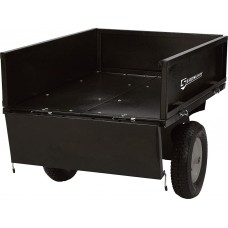 Strongway Steel ATV Trailer - 500-Lb. Capacity, 10 Cu. Ft.