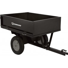 Strongway Steel ATV Trailer - 500-Lb. Capacity, 10 Cu. Ft.