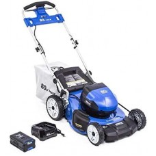 KT Kobalt 80-Volt Max Brushless Lithium Ion 21-in Self-propelled Cordless Electric Lawn Mower (Battery Included)