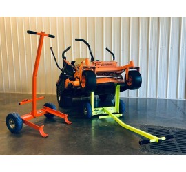 Ballard Inc Super Jack Pro - Mower Jack- ZTR, Stander, Walk Behinds (High Vis Orange)