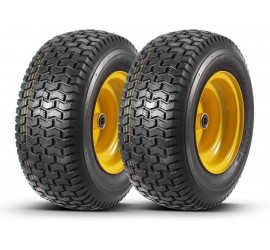 Set of 2 16x6.50-8 Tires and Wheels Assembly for Lawn Mower Tractors, Hub is 3