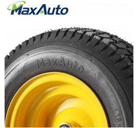 Set of 2 16x6.50-8 Tires and Wheels Assembly for Lawn Mower Tractors, Hub is 3