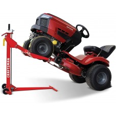 MoJack 45099 Craftsman Lift-500lb Lifting Capacity, Fits Most Residential and Zero Turn Riding Lawn, Folds Flat for Easy Storage, Use for Mower Maintenance or Repairs, Red
