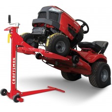 MoJack 45099 Craftsman Lift-500lb Lifting Capacity, Fits Most Residential and Zero Turn Riding Lawn, Folds Flat for Easy Storage, Use for Mower Maintenance or Repairs, Red