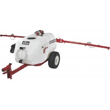 NorthStar Tow-Behind Trailer Boom Broadcast and Spot Sprayer - 61-Gallon Capacity, 5.5 GPM, 12V DC