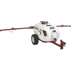 NorthStar Tow-Behind Trailer Boom Broadcast and Spot Sprayer - 61-Gallon Capacity, 5.5 GPM, 12V DC