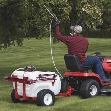 NorthStar Tow-Behind Trailer Boom Broadcast and Spot Sprayer - 61-Gallon Capacity, 5.5 GPM, 12V DC