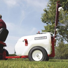 NorthStar Tow-Behind Trailer Boom Broadcast and Spot Sprayer - 61-Gallon Capacity, 5.5 GPM, 12V DC