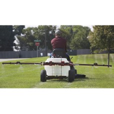 NorthStar Tow-Behind Trailer Boom Broadcast and Spot Sprayer - 61-Gallon Capacity, 5.5 GPM, 12V DC