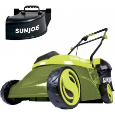 Sun Joe MJ401C-PRO 14-Inch 28-Volt Cordless Push Lawn Mower, w/Rear Discharge Chute